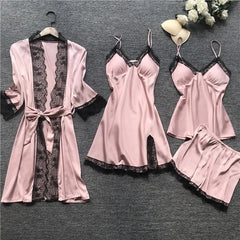 Nighty Robe Pajama Set