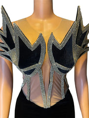 Nikki Rhinestone Dress