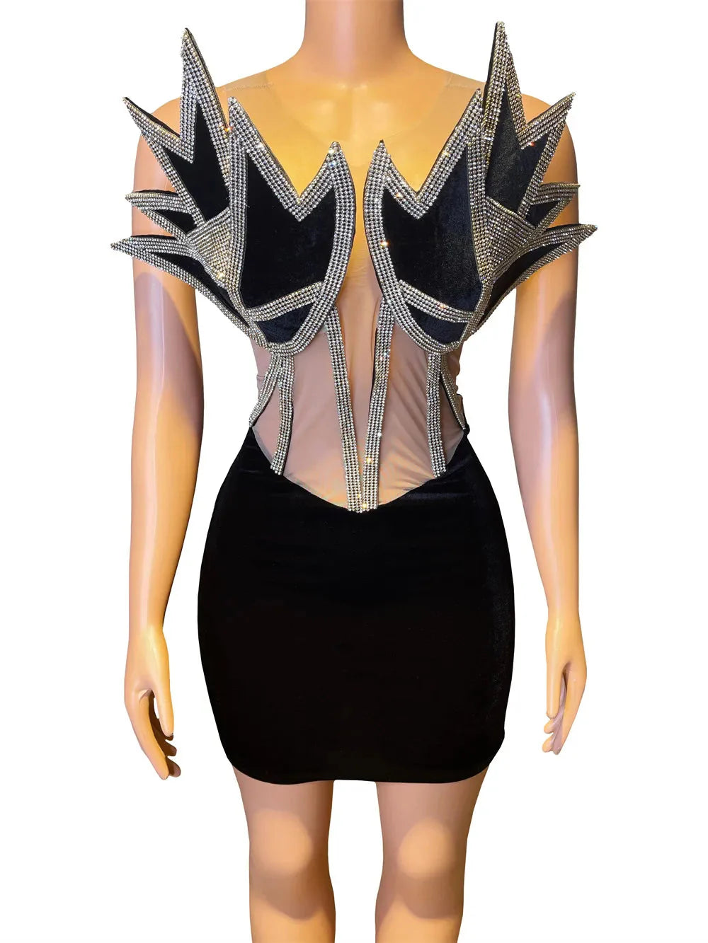 Nikki Rhinestone Dress