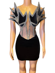 Nikki Rhinestone Dress