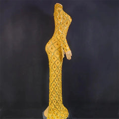 Nikki Rhinestone Maxi Dress