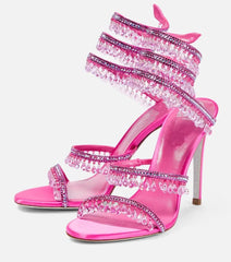 Nisha Rhinestone High Heels