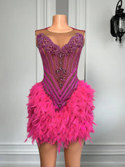 Nola Feather Dress