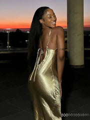 Nova Satin Maxi Dress