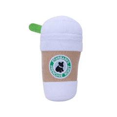 Dog Plush Squeaky Toys Coffee Cup