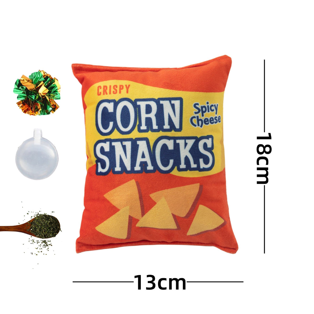 Dog Crinkle Paper Squeaky Potato Chips Toys