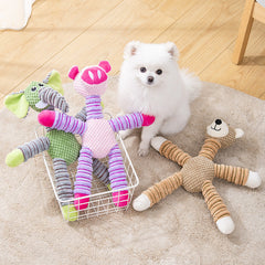 Dog Toys Corduroy Elephant Bear Pig Squeaky Toys