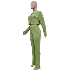 Kenzy Pleated Two Piece Set