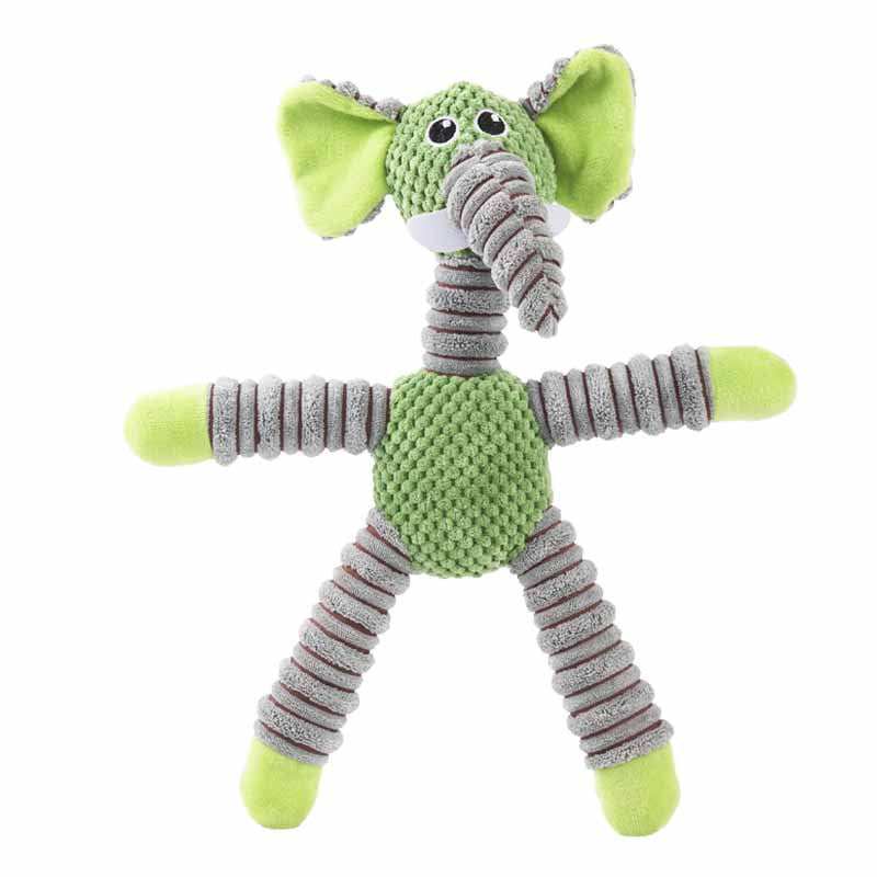 Dog Toys Corduroy Elephant Bear Pig Squeaky Toys