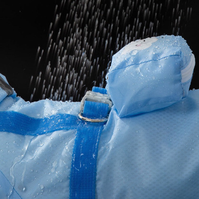 Pet Dog Raincoat Full-cover With Pull