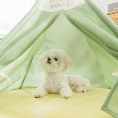 Pet Cat Tent Dog House Summer Breathable Bed