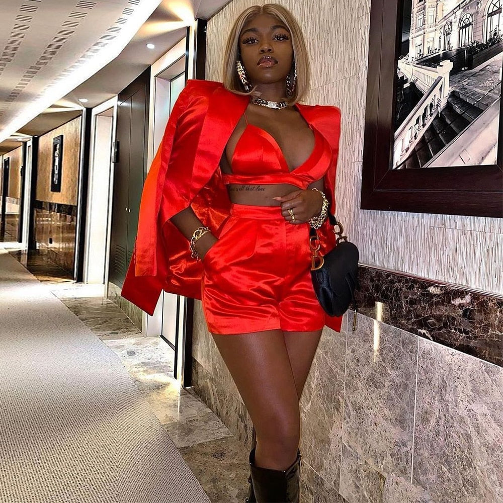 Obsession Sexy 3pcs Set- Red