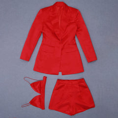 Obsession Sexy 3pcs Set- Red
