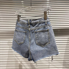 Olivia Tassel Denim Short Jeans