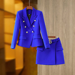 Paris Blazer Skirt Set