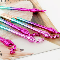 Peacock Mermaid Makeup Brush Set