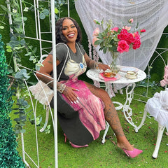 Pearl Bow Shirt Dress