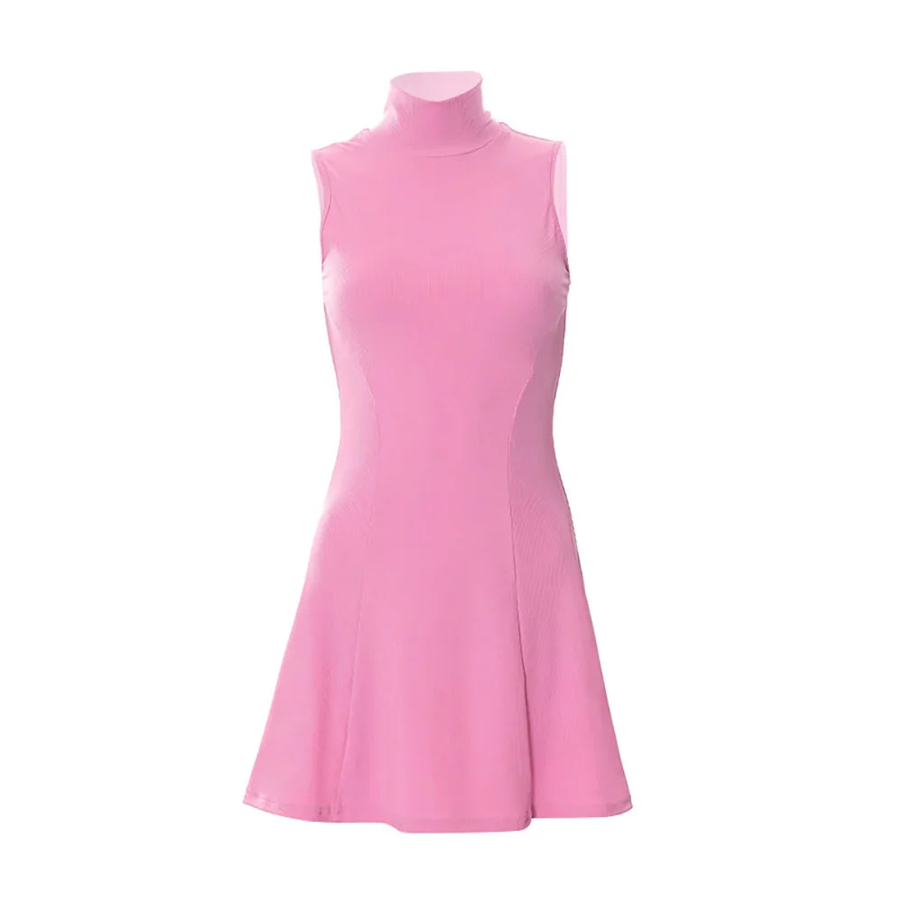 Pink A Line Mini Dress