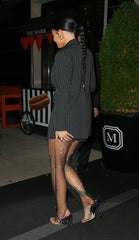 Pinstripe Blazer Short Set