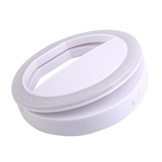 Portable Selfie LED Ring Flash Light