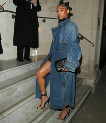 Queen Denim Coat Jacket