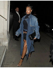 Queen Denim Coat Jacket