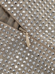 Rhinestone Cutout Bodycon Mini Dresses