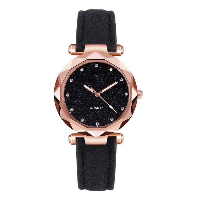 Rhinestone Quartz Watch