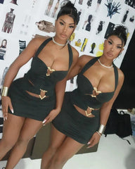 Riley Ruched Mini Dress