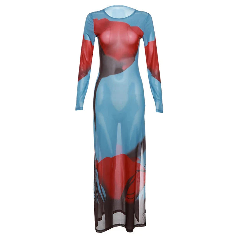 Rose Maxi Bodycon Dress