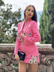 Rosie Diamond Skirt Set