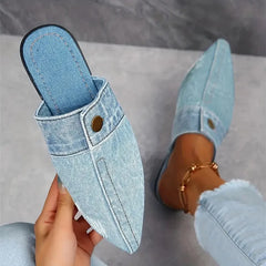 Denim Fantasy Flats