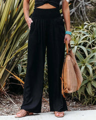 Chic and Comfy: Spring Cotton Linen Wide Leg Pants for Effortless Style
