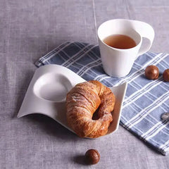 Creative Ceramic 300ml Coffee Cup Espresso Coffee Cup With Saucer Home Water