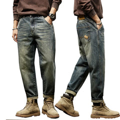 Jeans For Men Baggy Pants Loose Fit Harem Pants Vintage