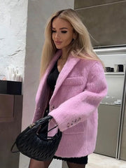 Manhattan Fuzzy Blazer