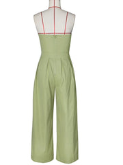 Old Money Button Down Jumpsuit