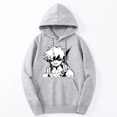 2024 My Hero Academia Men's Hoodie Anime Streetwear