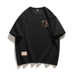 2024  Sleeve Tshirt  Casual Print Shirt Male Big Size Tops Tees