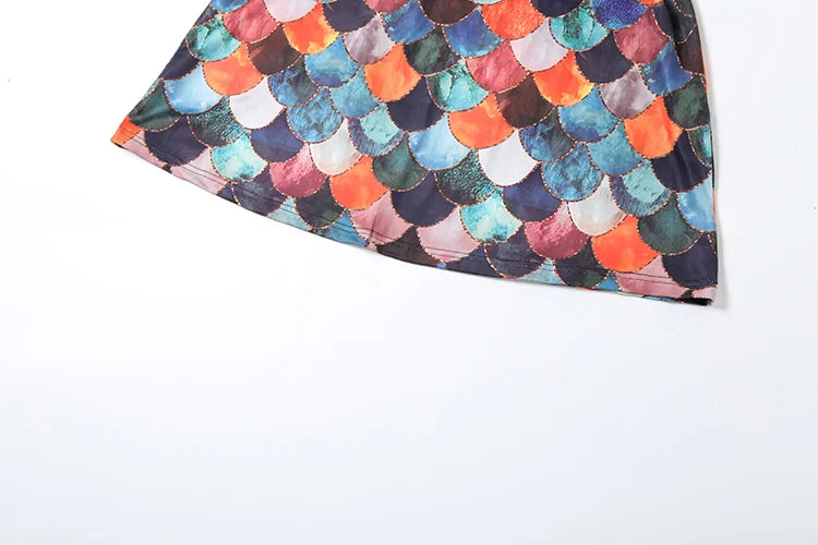 Vintage Print Maxi Dress
