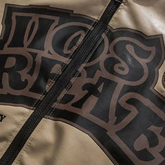 Hip-Hop Streetwear - Oversized Hooded Unisex Varsity Jacket, Y2K Harajuku