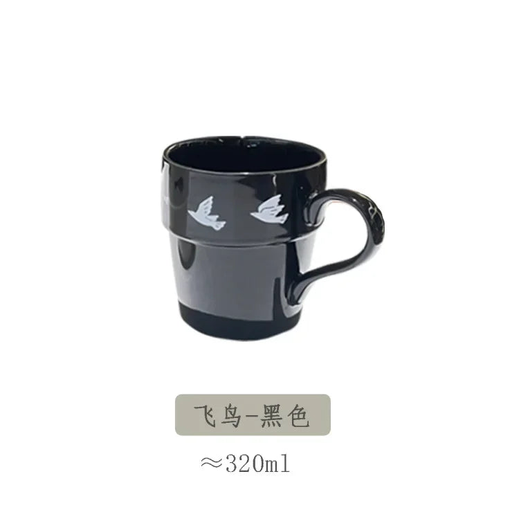 Simplicity Creativity Mug Flying Bird Shape