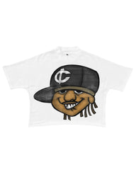 Y2K Gothic Punk Cartoon T-Shirt Oversized Harajuku Top for Men's