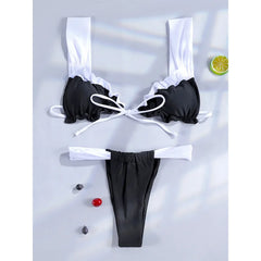 Summer Bikini Set Bandage High Cut