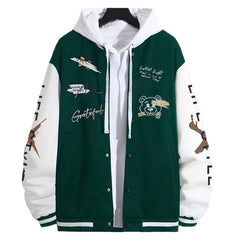 Men's Jackets Coats Spring Autumn Casual Long Sleeve Baseball Jacket