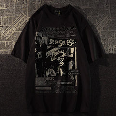 Y2k Aesthetic Women's Graphic Oversize Tshirt