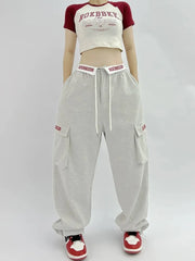 Y2K Baggy Cargo Pants Women Hip Hop Korean Fashion Vibes