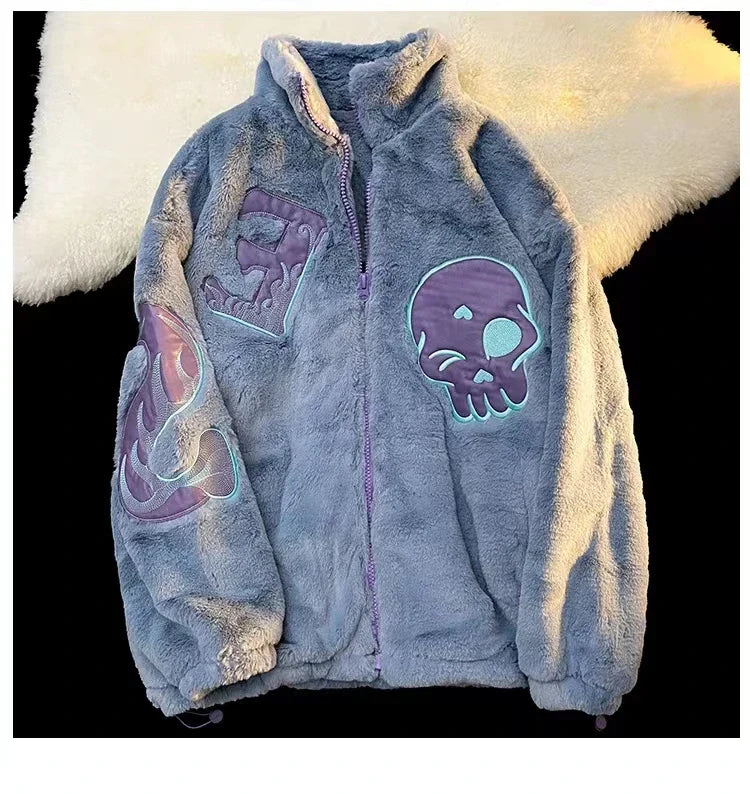 Women's Skull Casual Jacket for WInter