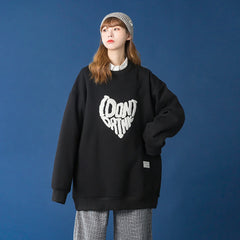 Japanese Letter Designer Hoodie: Y2k Vintage Streetwear for Fashion Women