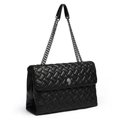 Wicked Games Oversized Black Shoulder Purse